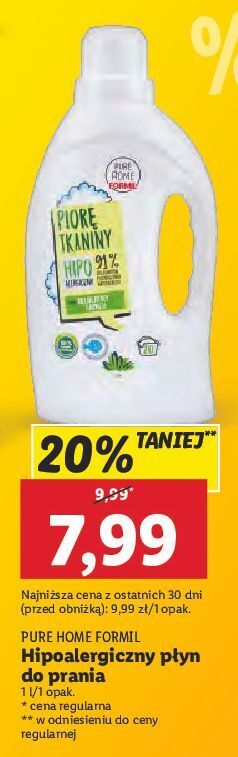 Promocja P Yn Do Prania Hipoalergiczny Pure Home Formil Lidl