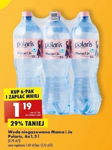 Promocja Woda Niegazowana Polaris Mama I Ja W Biedronka