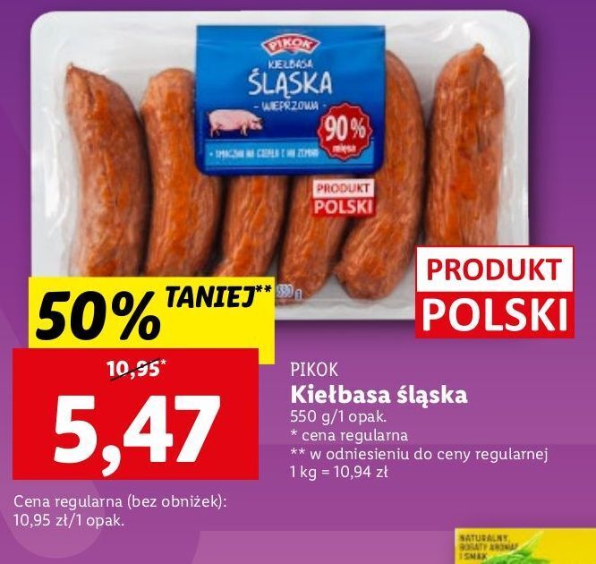 Promocja Kie Basa L Ska Wieprzowa Pikok W Lidl