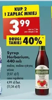 Promocja Syrop Malina Herbarium W Biedronka