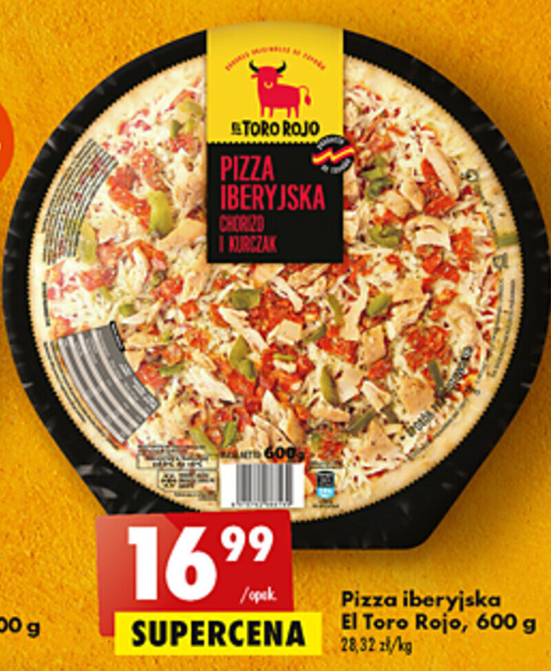 Promocja El Toro Rojo Pizza Iberyjska G W Biedronka