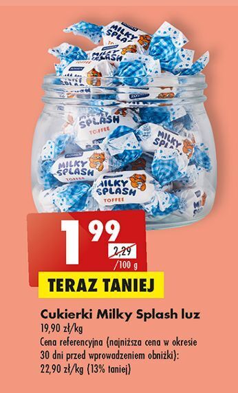 Promocja Cukierki Milky Splash W Biedronka