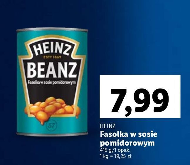 Promocja Fasolka W Sosie Pomidorowym Heinz W Lidl