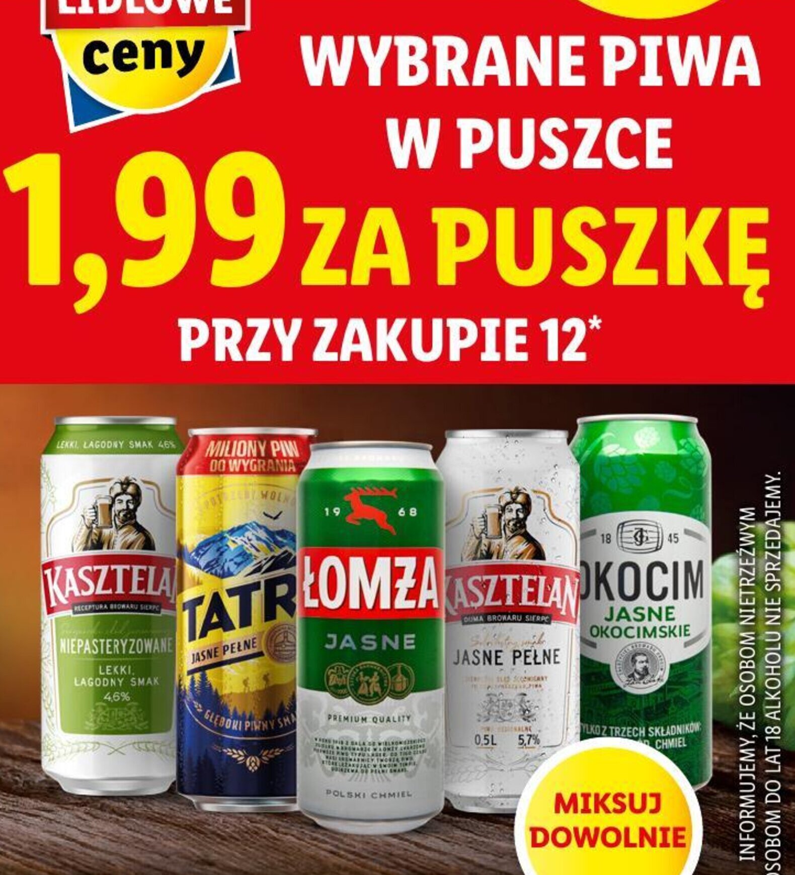 Promocja Wybrane Piwa W Puszce W Lidl