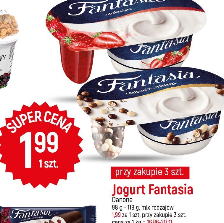 Promocja Jogurt Z Kulkami W Czekoladzie Danone Fantasia W E Leclerc