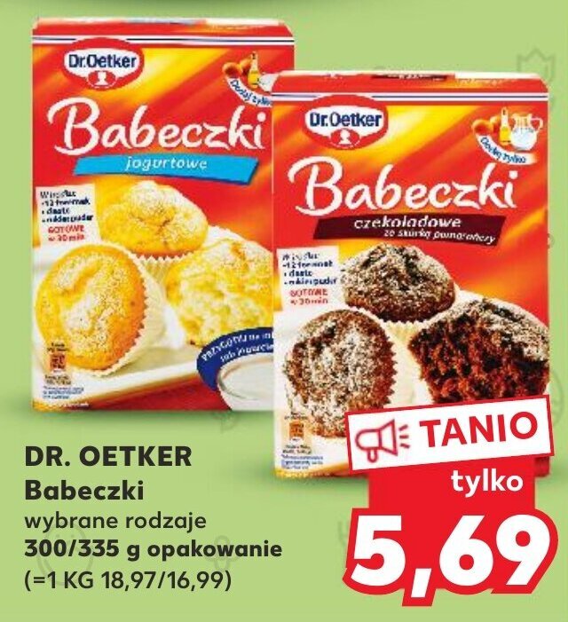 Promocja Dr Oetker Babeczki 300 335g W Kaufland