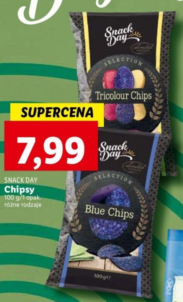 Promocja Snack Day Chipsy G W Lidl