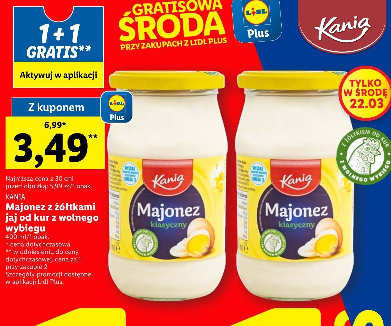 Promocja Majonez Klasyczny Kania W Lidl