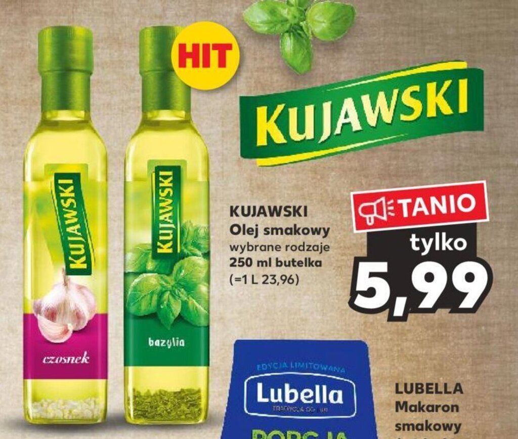 Promocja Kujawski Olej Smakowy 250ml W Kaufland