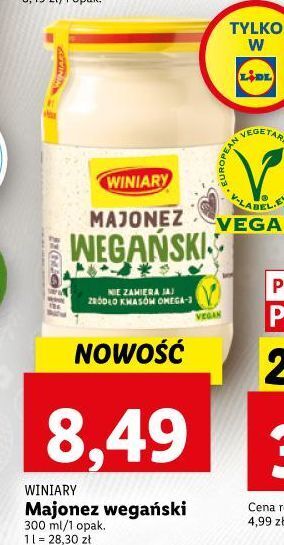 Promocja Majonez Wega Ski Winiary W Lidl