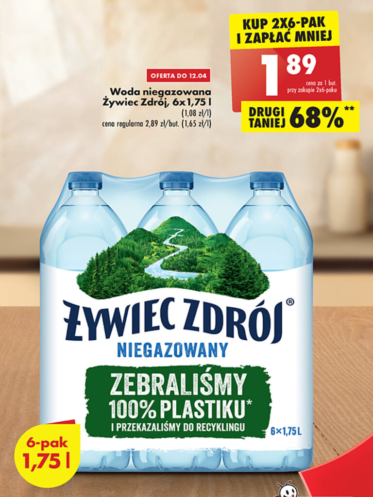 Promocja Ywiec Zdr J Woda Niegazowana X L Biedronka