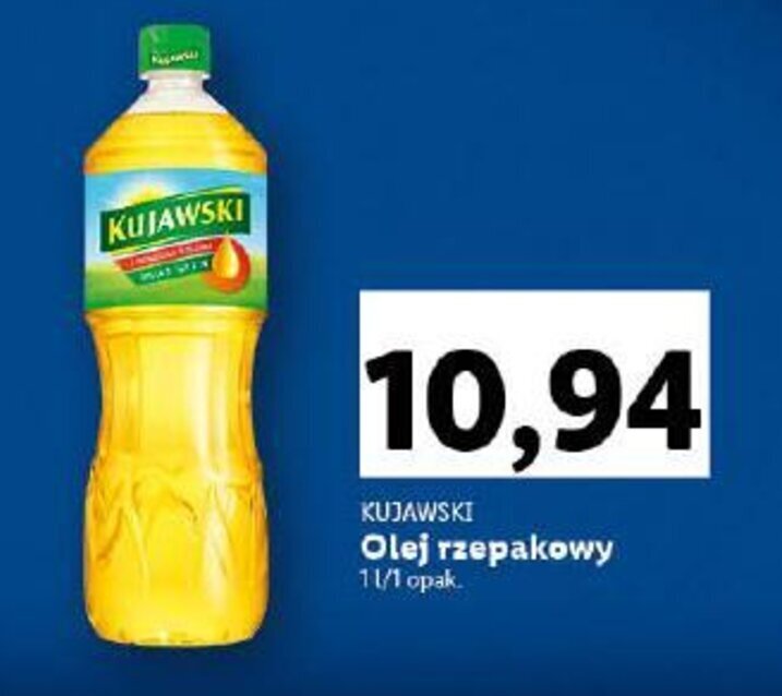 Promocja Kujawski Olej Rzepakowy 1l W Lidl