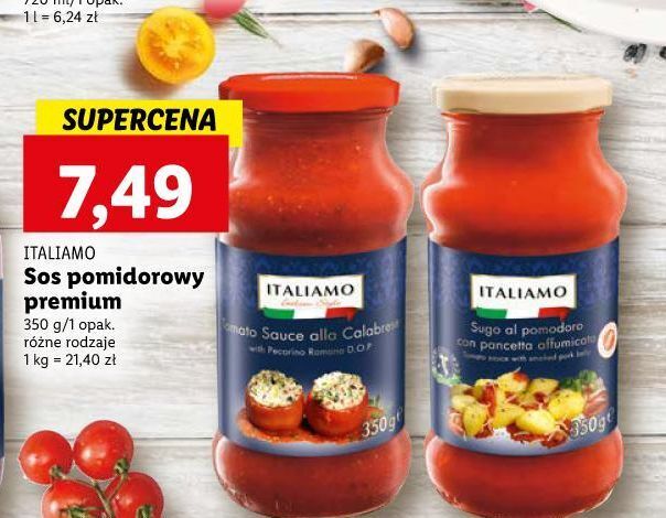 Promocja Sos Pomidorowy Italiamo W Lidl