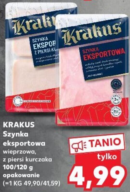 Promocja Krakus Szynka Eksportowa G W Kaufland