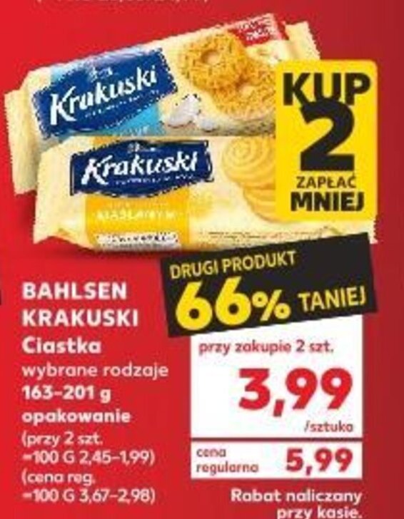 Promocja Bahlsen Krakuski Ciastka Wybrane Rodzaje G Kaufland