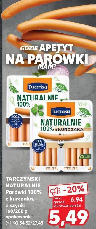 Promocja Par Wki Z Szynki Tarczy Ski Naturalnie W Kaufland