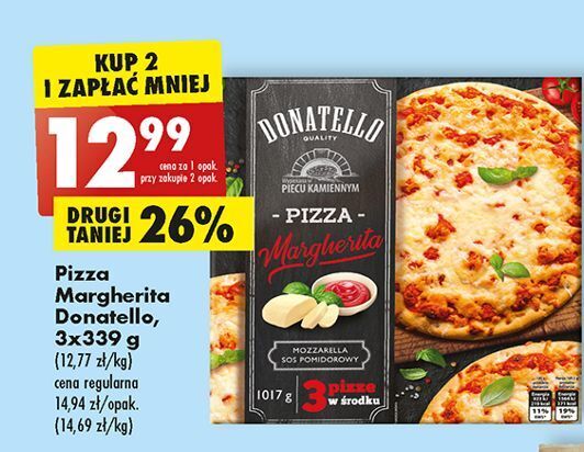 Promocja Pizza Margherita Donatello W Biedronka