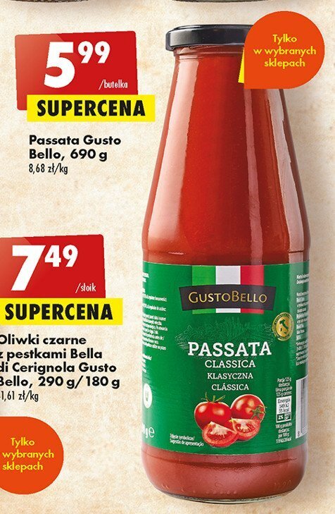 Promocja Passata Classica W Biedronka