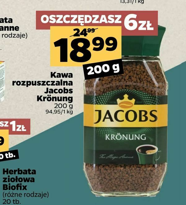 Promocja Kawa rozpuszczalna Jacobs Krönung w Netto