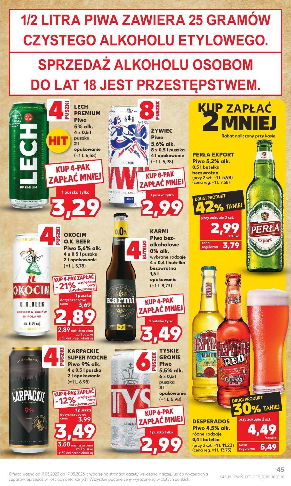 Promocja Piwo Lech Premium W Kaufland