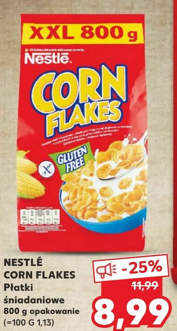 Promocja Nestl Corn Flakes P Atki Niadaniowe W Kaufland