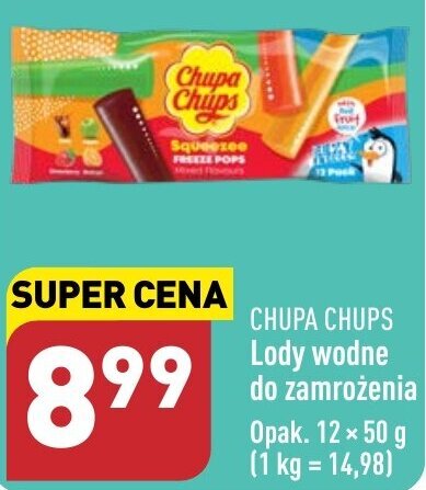 Promocja Chupa Chups Lody Wodne Do Zamro Enia Opak X G W Aldi