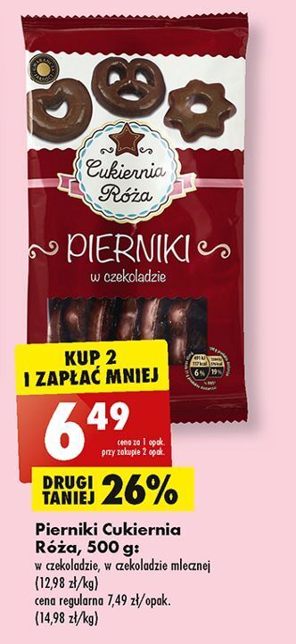 Promocja Pierniki W Czekoladzie Deserowej Cukiernia R A W Biedronka