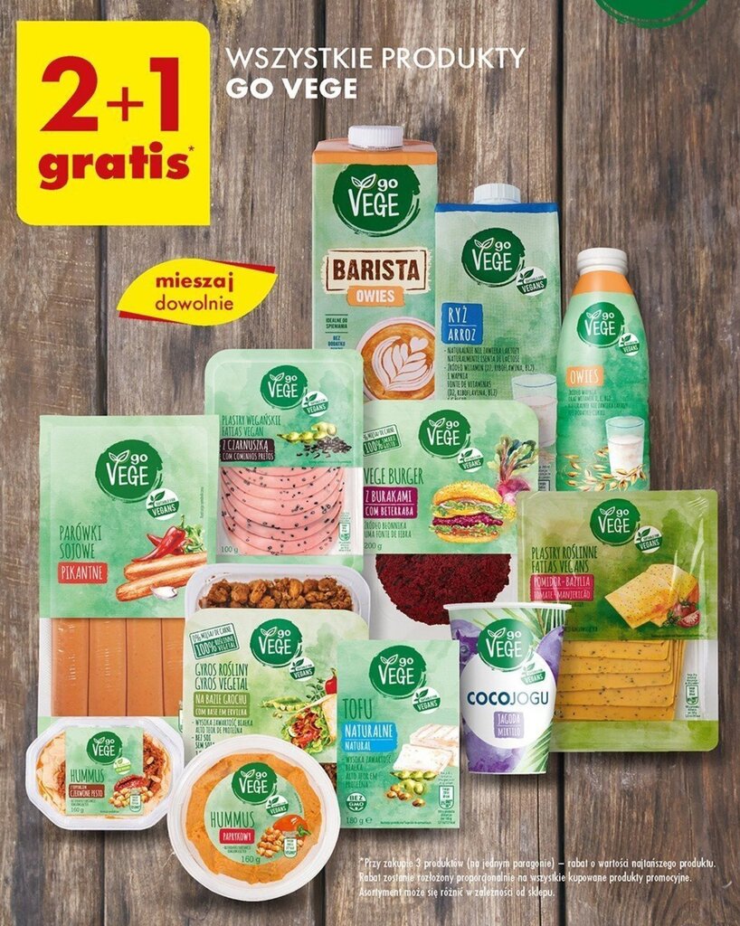 Promocja Wszystkie Produkty Go Vege W Biedronka