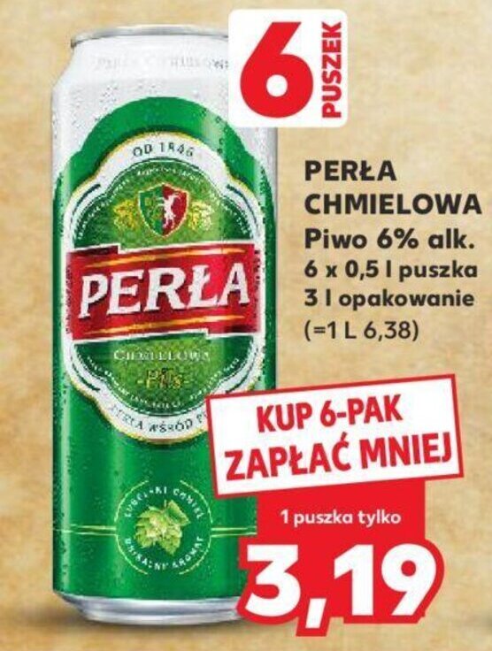 Promocja Per A Chmielowa Piwo Alk X L W Kaufland