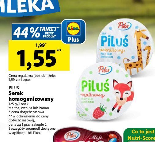 Promocja Jogurt malinowy pilos piluś w Lidl