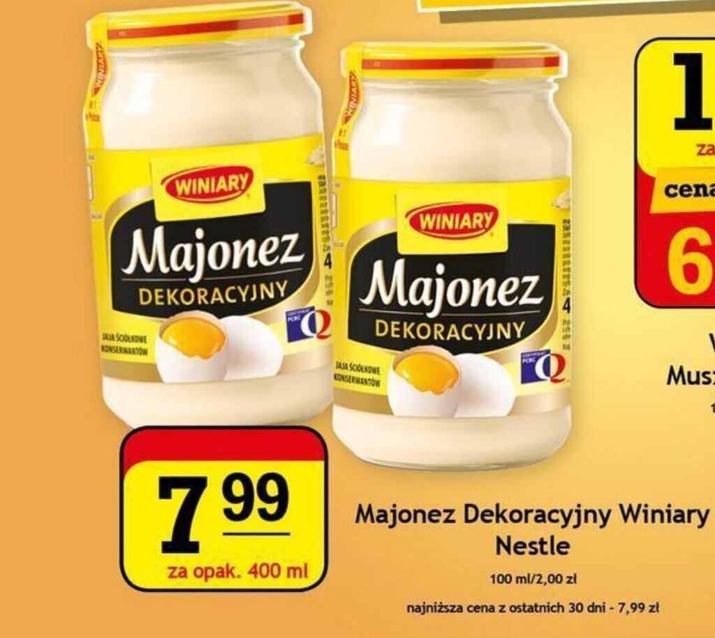 Promocja Nestle Majonez Dekoracyjny Winiary Ml W Gram Market