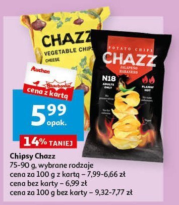 Promocja Chipsy Warzywne Z Serem W Auchan