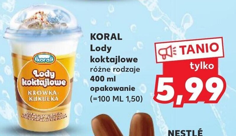 Promocja Koral Lody Koktajlowe Ml Kaufland