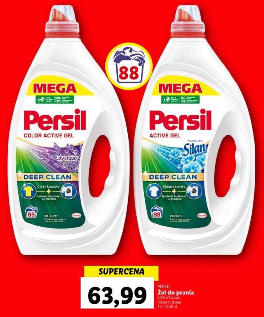 Promocja Persil El Do Prania L W Lidl