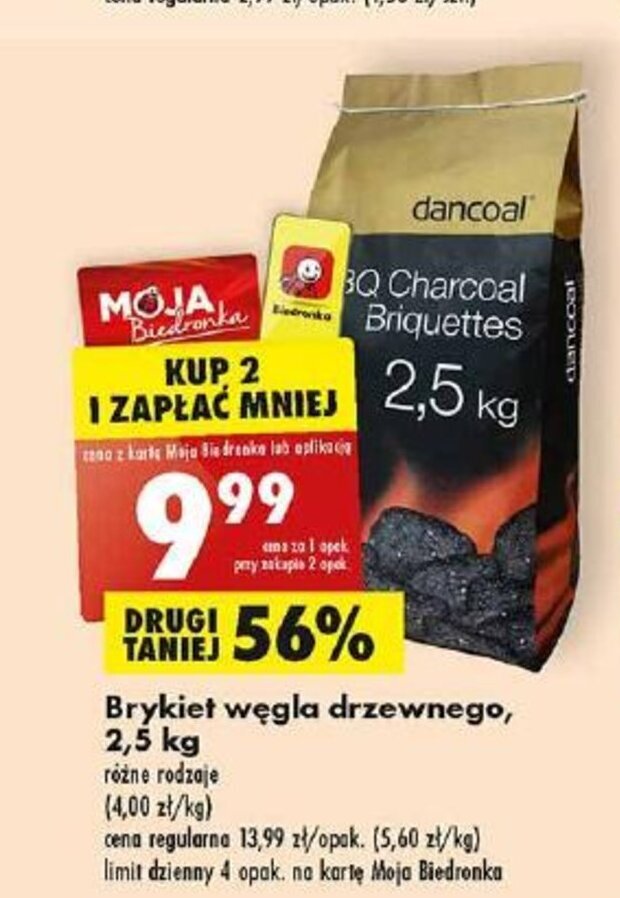 Promocja Brykiet W Gla Drzewnego Kg W Biedronka