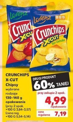 Promocja Chipsy Paprykowe Crunchips X Cut W Kaufland