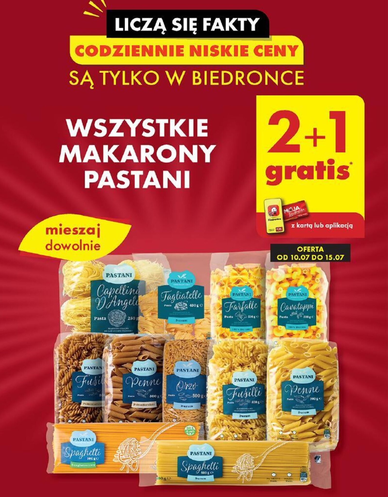 Promocja Wszystkie Makarony Pastani W Biedronka