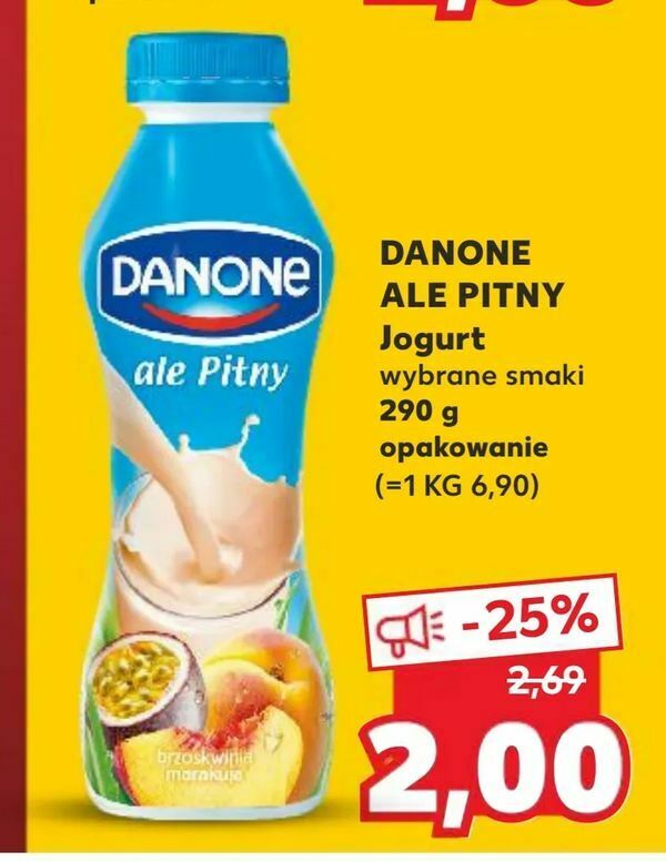 Promocja DANONE ALE PITNY Jogurt W Kaufland