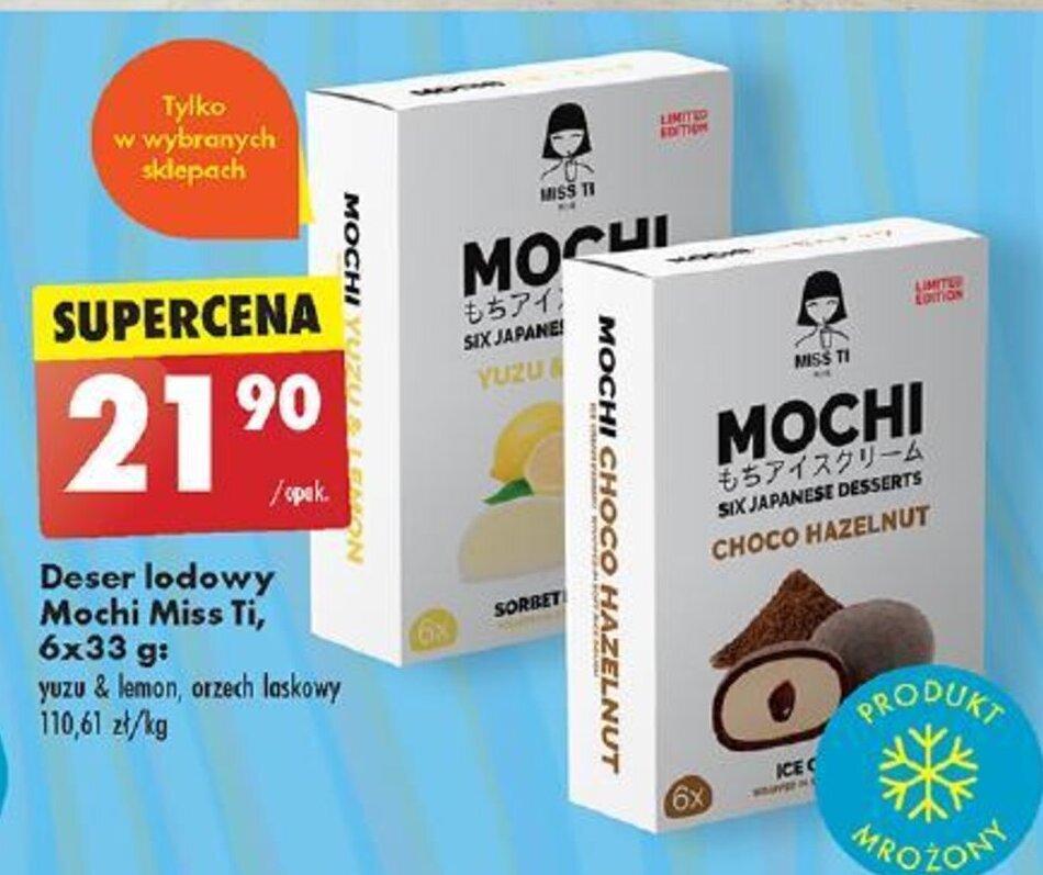 Promocja Deser Lodowy Mochi Miss Ti 6x33g W Biedronka