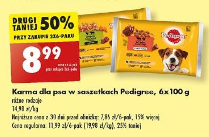 Promocja Karma Dla Psa W Saszetkach Pedigree 6x 100 G W Biedronka