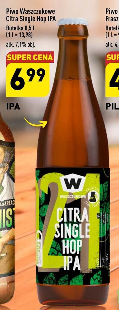 Promocja Piwo Waszczukowe Citra Single Hop Ipa L W Aldi