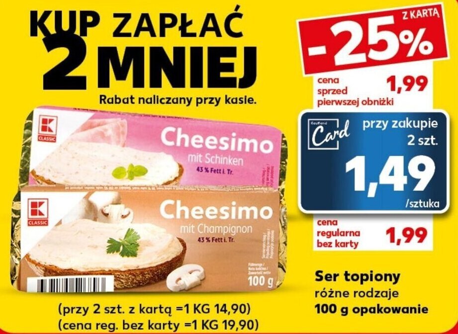 Promocja Ser Topiony G W Kaufland