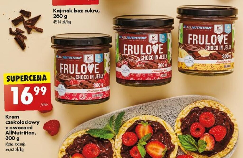 Promocja Krem Czekoladowy Z Owocami Allnutrition G W Biedronka