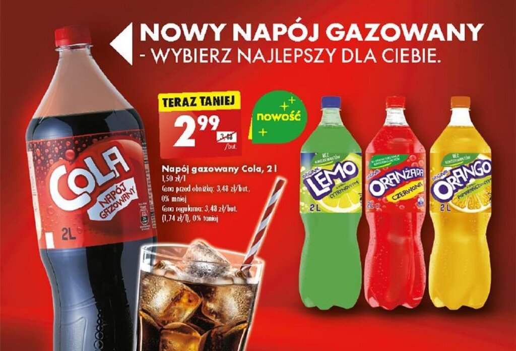 Promocja Nap J Gazowany Cola L W Biedronka