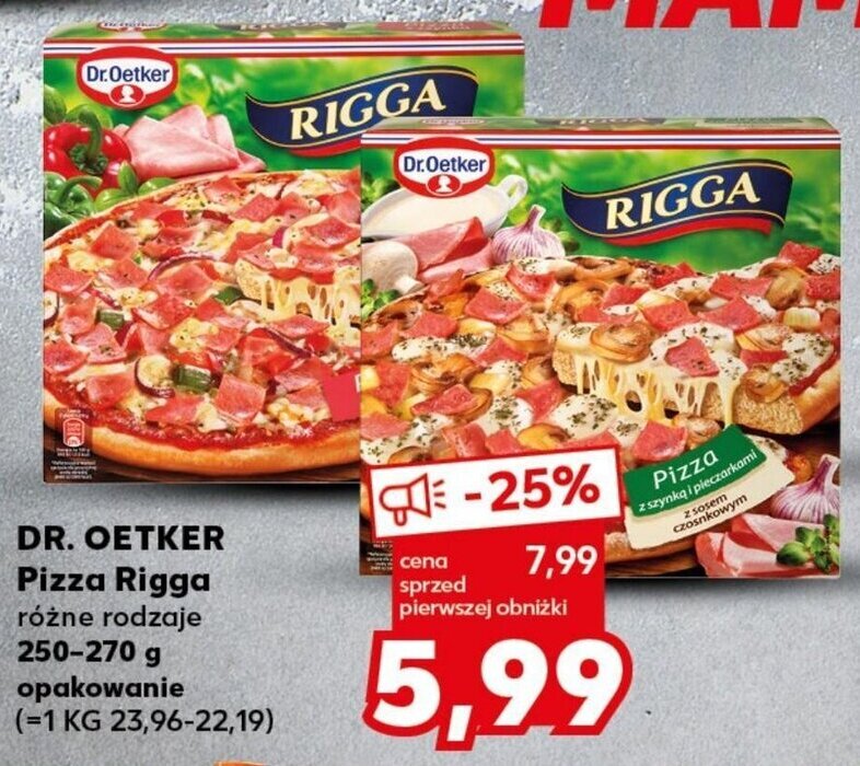 Promocja Dr Oetker Pizza Rigga G W Kaufland