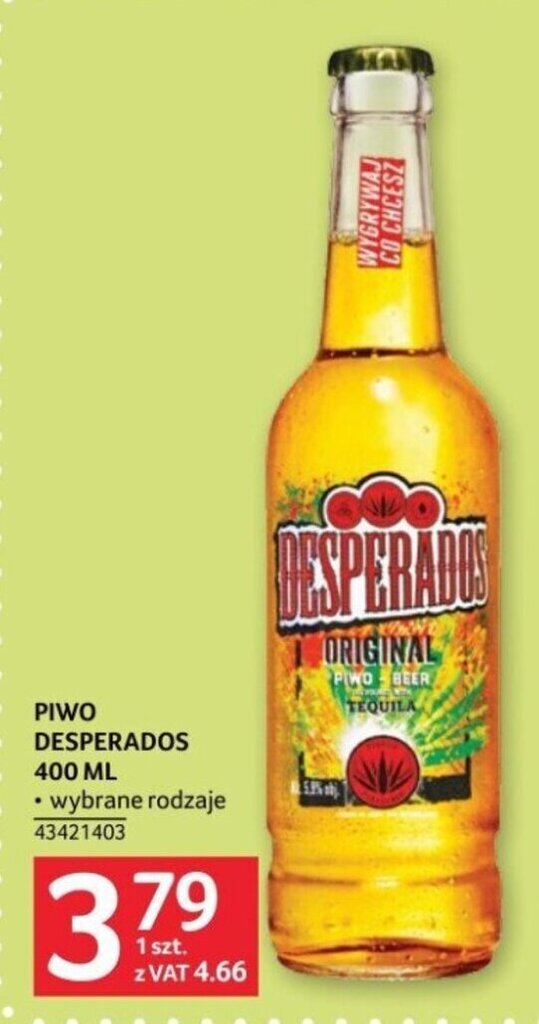 Promocja Piwo Desperados Ml W Selgros