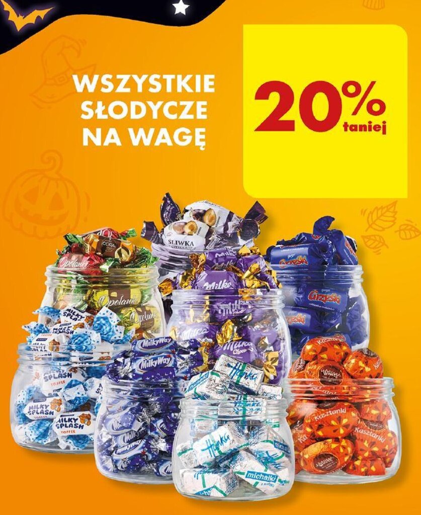 Promocja WSZYSTKIE SŁODYCZE NA WAGĘ w Biedronka