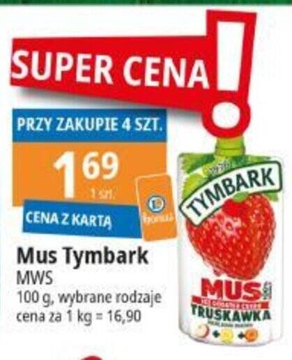 Promocja Mus Tymbark Mws G W E Leclerc