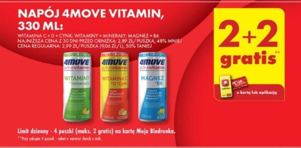 Promocja Nap J Move Vitamin Ml Gratis Biedronka