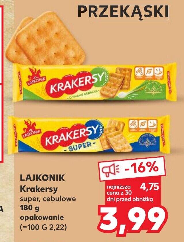 Promocja Lajkonik Krakersy G W Kaufland